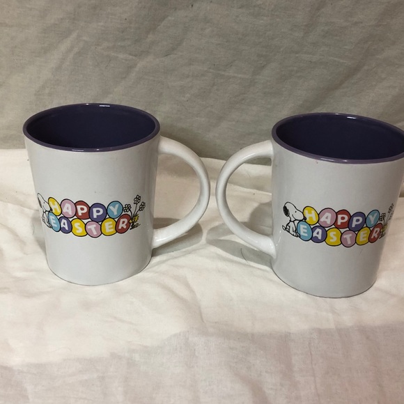 Peanuts Set of 2 Coffee Mugs NWT - Picture 2 of 5